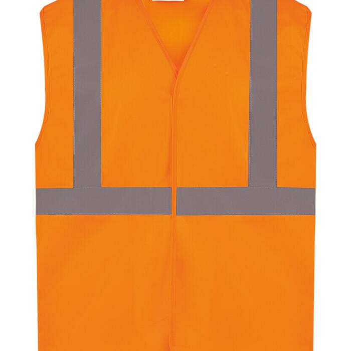 Hi-vis railway waistcoat class 2 (HVW118PE) Thumbnail