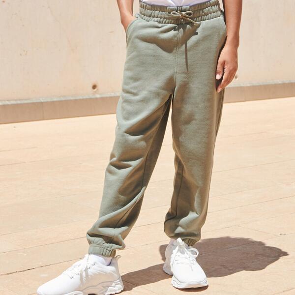 Kids sustainable fashion cuffed joggers Thumbnail