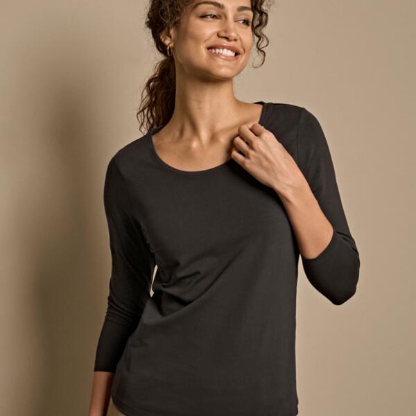 Ladies' Stretch 3/4 Sleeve Tee Thumbnail