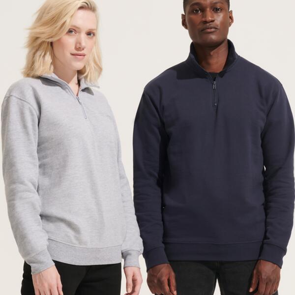 SOL'S Unisex Conrad 1/4 Zip Sweatshirt Thumbnail