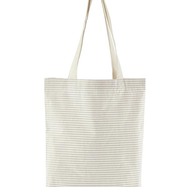 Striped organic cotton tote Thumbnail