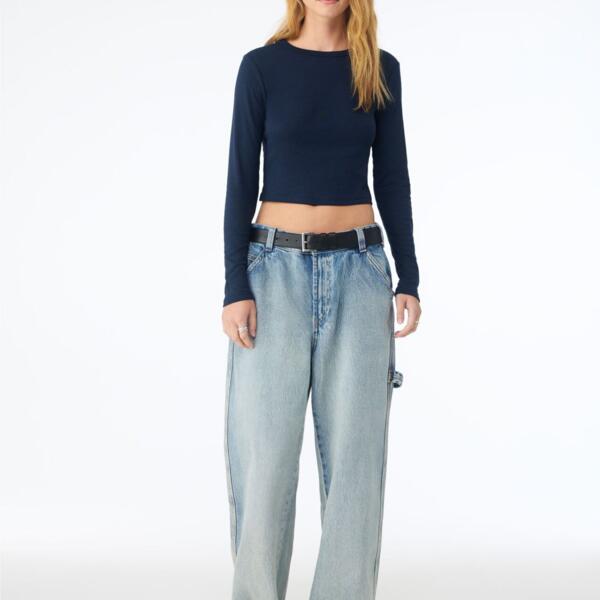 Women's Micro Rib Long Sleeve Tee Thumbnail