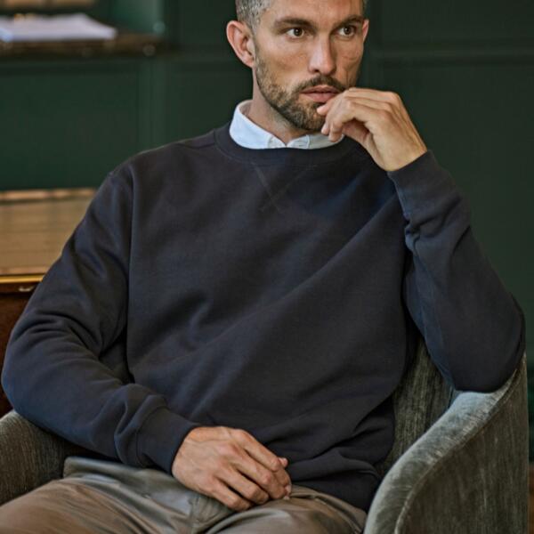 Ribbed Interlock Crewneck Thumbnail