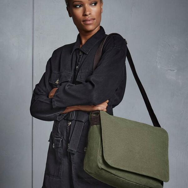 Vintage Canvas Despatch Bag Thumbnail