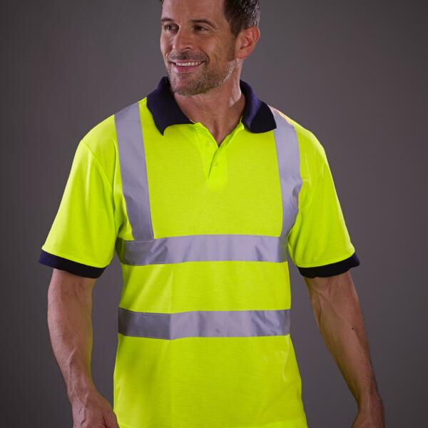 Hi-Vis Short Sleeve Polo Shirt Thumbnail