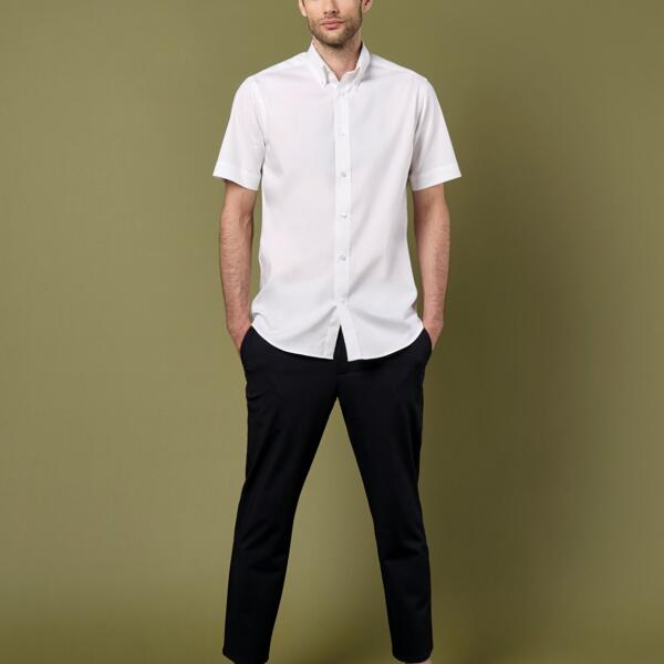 Tailored Fit Short Sleeve Premium Oxford Shirt Thumbnail