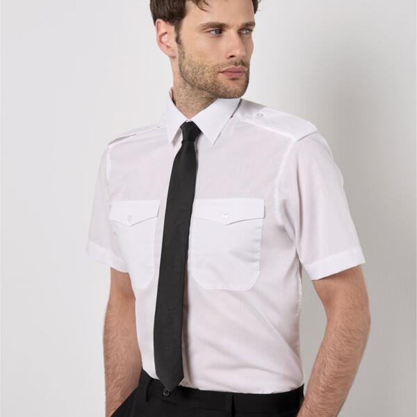Tailored Fit Short Sleeved Pilot Shirt Thumbnail