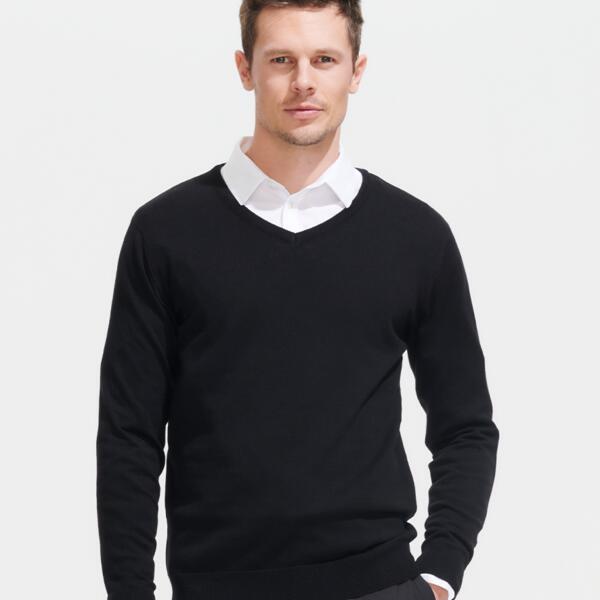 SOL'S Galaxy Cotton Acrylic V Neck Sweater Thumbnail