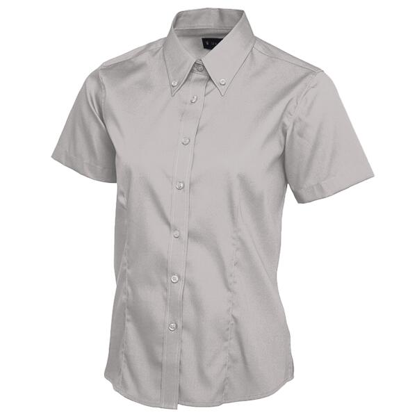 Ladies Pinpoint Oxford Half Sleeve Shirt Thumbnail