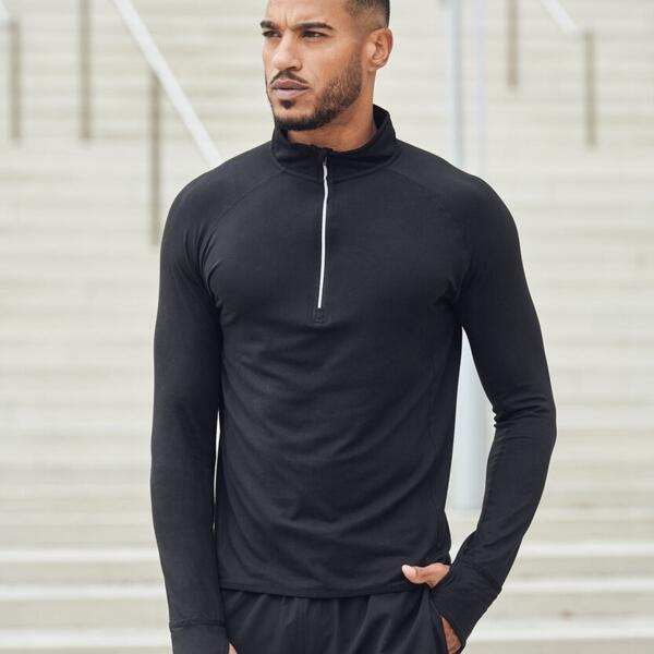 Long-sleeved ¼ zip top Thumbnail