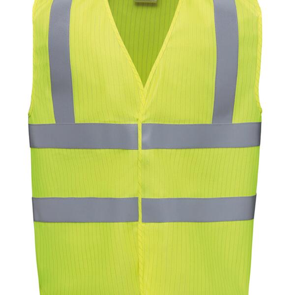 Hi-vis flame-retardant anti-static waistcoat (HVW100ASFR) Thumbnail