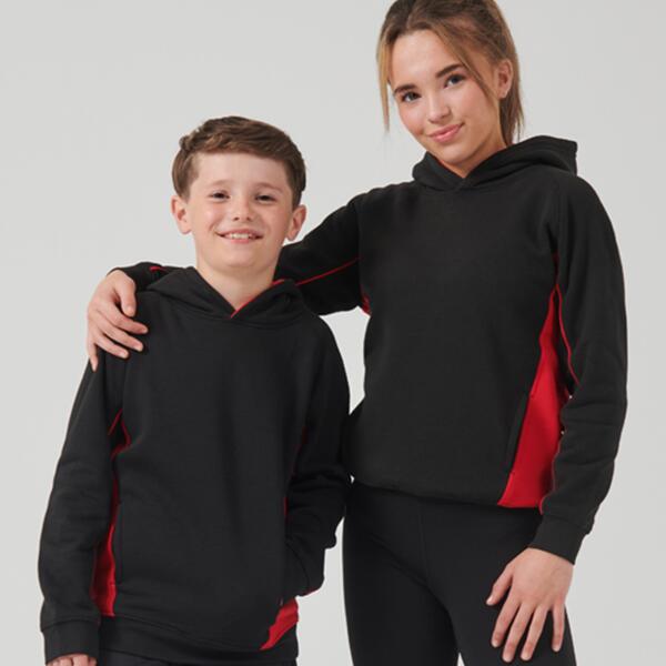 Pacers - Finden + Hales Kids Contrast Hooded Sweatshirt Thumbnail